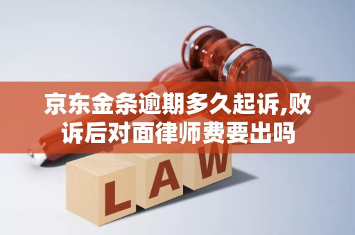 京东金条逾期被起诉 关键时间周期与法律后果详解